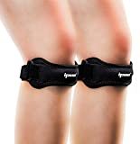 Flexible and supportive — IPOW 2 Pack Knee Pain Relief & Patella Stabilizer Knee Strap Brace Review