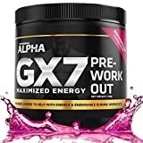 Alpha Gx7 Pre Workout -30 Servings Watermelon Flavor