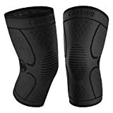 AFFORDABLE CAMBIVO 2 PACK KNEE BRACE, KNEE COMPRESSION SLEEVE SUPPORT REVIEW