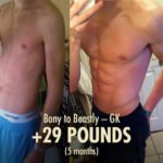 before and after mass gainer