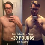 before and after mass gainer